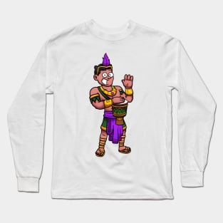 Male Brazilian Carnival Dancer Long Sleeve T-Shirt